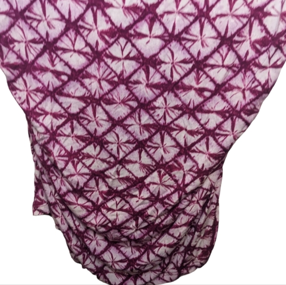 Michael Michael Kors Women's Abstract Print Scrunched Tank Top - Picture 8 of 10